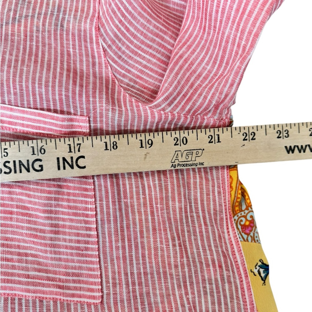 Soft Surroundings Boho Patchwork Button Down Tuni… - image 4